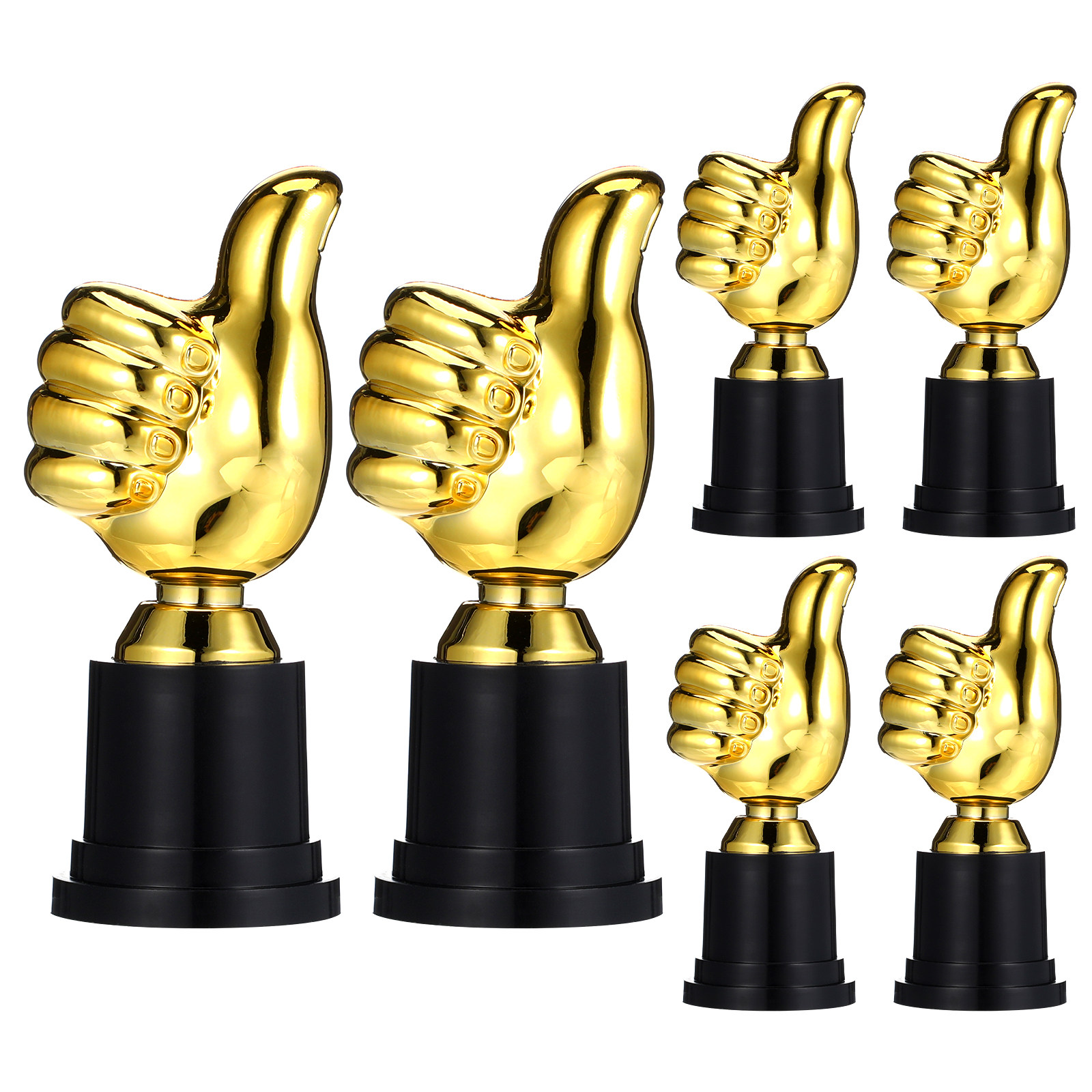 Kids Education Motivation - 6 buah Piala Penghargaan Berbentuk Jempol
