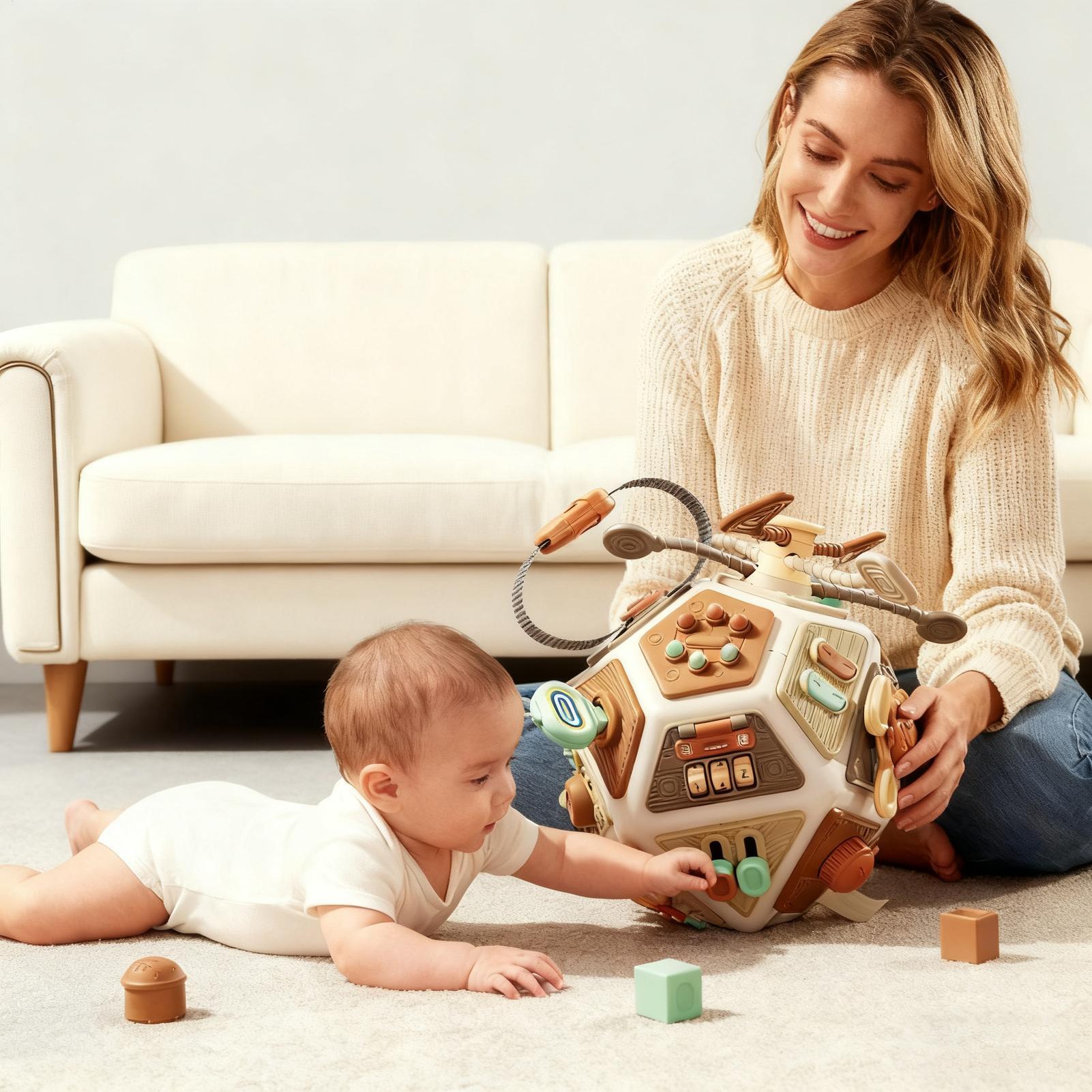 Kubus Aktivitas Sensorik Balit - Kids Education Activities ulasan dan harga
