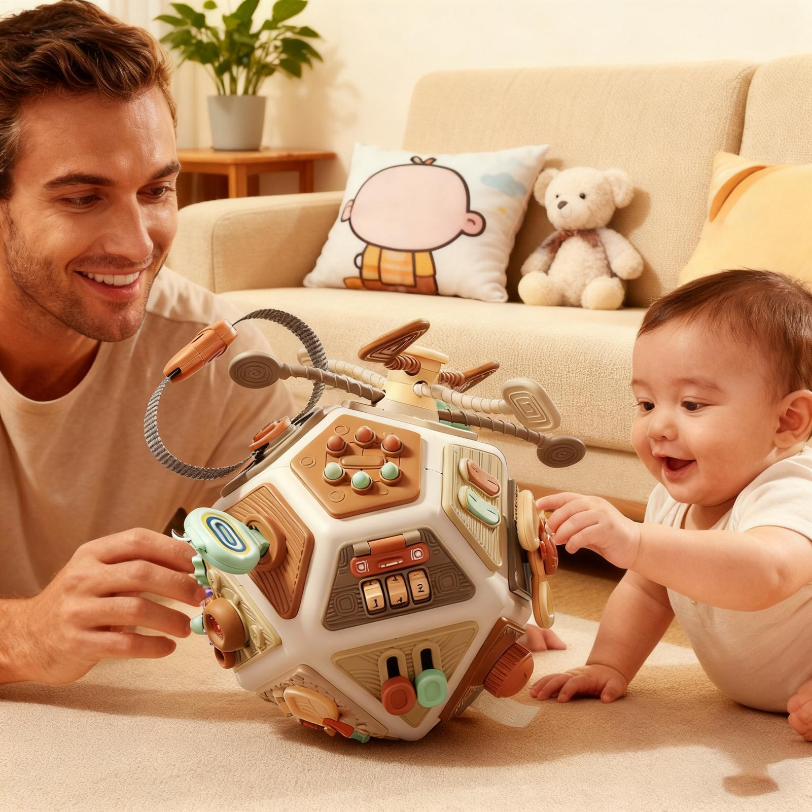 Kubus Aktivitas Sensorik Balit - Kids Education Activities ulasan dan harga
