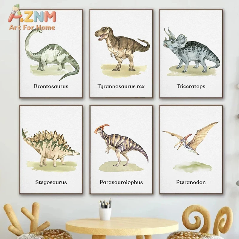 Lukisan Dinding Kanvas Bertema - Kids Education Name ulasan dan harga