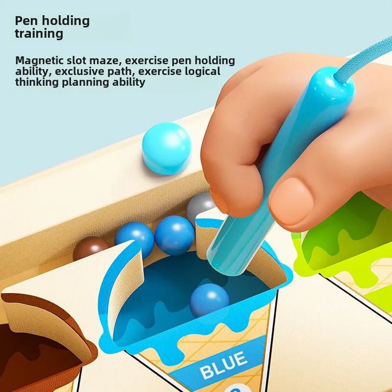 Es Krim magnetik warna dan jum - Kids Education Number ulasan dan harga